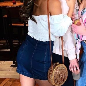 Free people white top